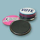 Eat dirt and die, trash Blanche Deveraux round magnet