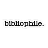 bibliophile sticker
