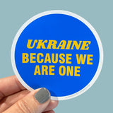 Support for Ukraine stickers