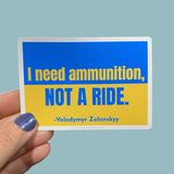 Support for Ukraine stickers