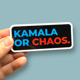 Kamala or Chaos vinyl sticker