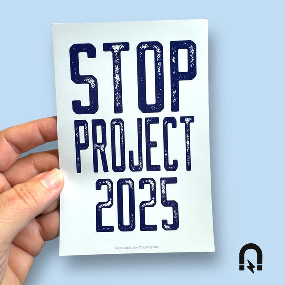 stop project 2025 flat car magnet