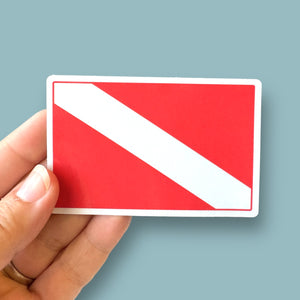 diver down sticker