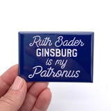 Ruth Bader Ginsburg is my patronus rectangle magnet