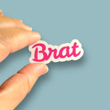 brat Kamala Harris for President vinyl sticker