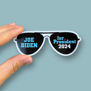 Joe Biden for President 2024 Aviators sticker