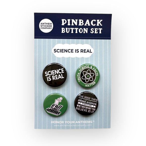 Science is real button set