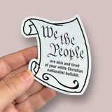 We the People sticker