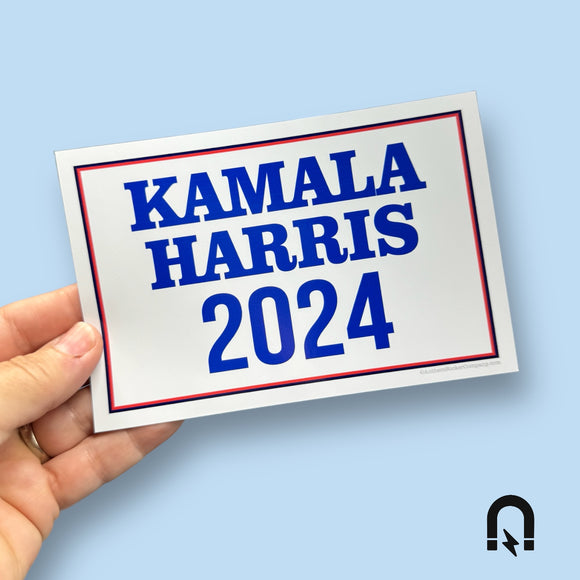 Kamala Harris 2024 flat car magnet