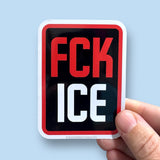 fck ice vinyl sticker