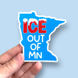 ICE out of MN vinyl sticker