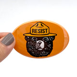 Smokey says RESIST oval magnet