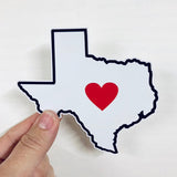 ALL US STATES heart sticker (50 options)