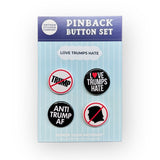 love trumps hate button set