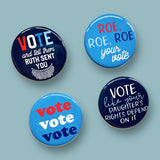 roe your vote button set