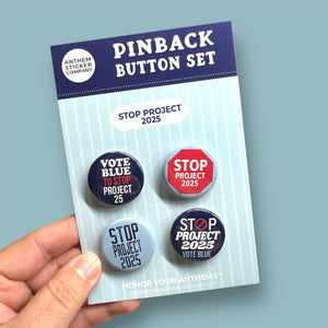 stop project 2025 button set