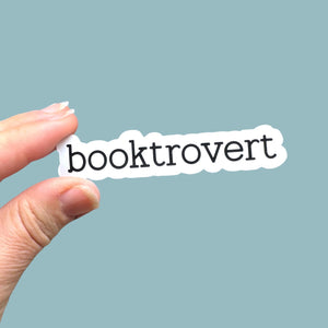 booktrovert vinyl sticker