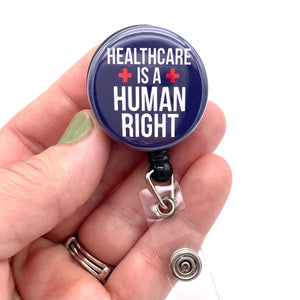 healthcare is a human right badge reel