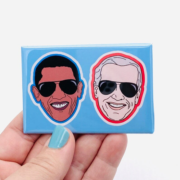 Joebama Bromance rectangle magnet