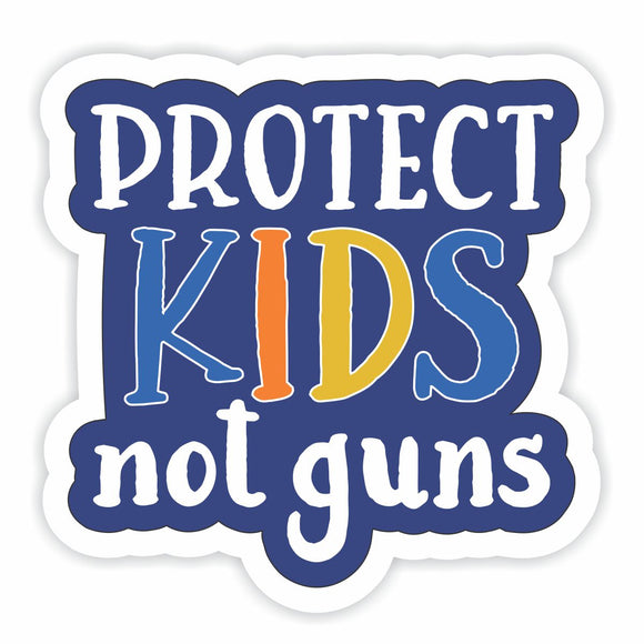 protect kids not guns vinyl sticker