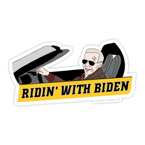 Ridin’ with Biden sticker