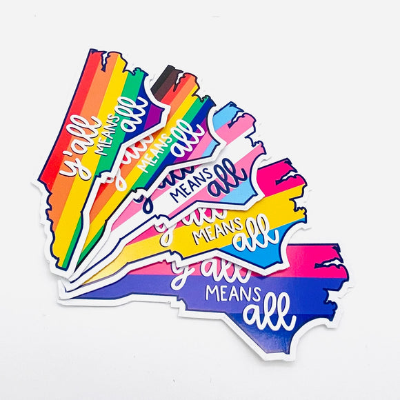 ALL US STATES y'all means all state sticker (50+ options)