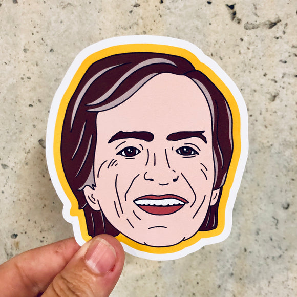 Carl Sagan sticker