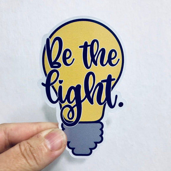 be the light sticker
