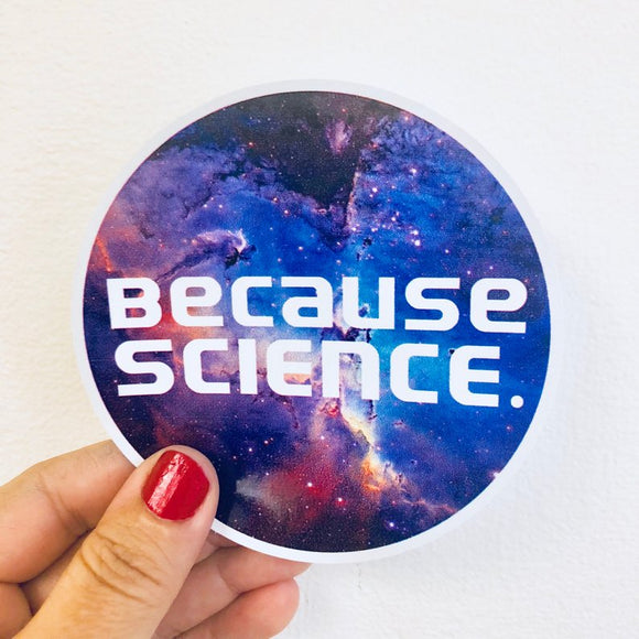 because science sticker
