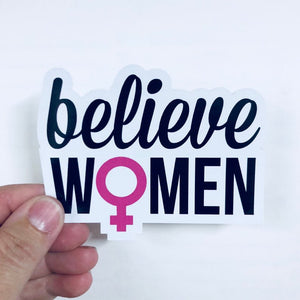 believe women sticker