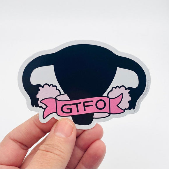 GTFO get the fuck out sticker