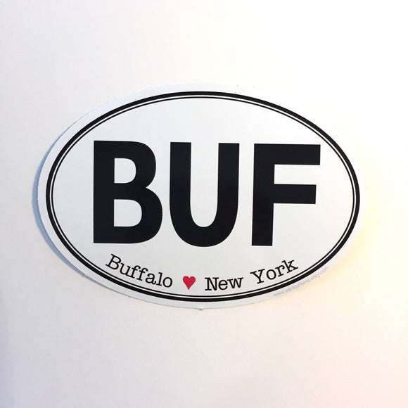 New York BUF Buffalo sticker