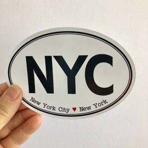 New York NYC sticker