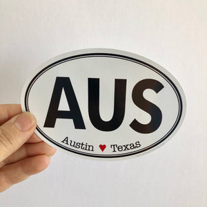 Texas AUS Austin sticker