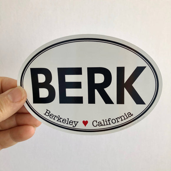 EURO BERK Berkeley, California sticker