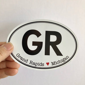 Michigan GR Grand Rapids sticker