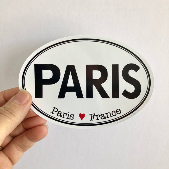 Paris France sticker