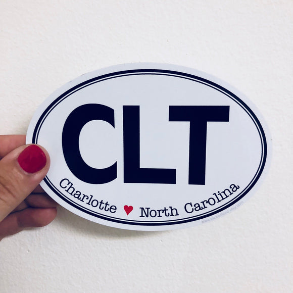 North Carolina CLT Charlotte sticker