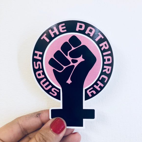 smash the patriarchy sticker