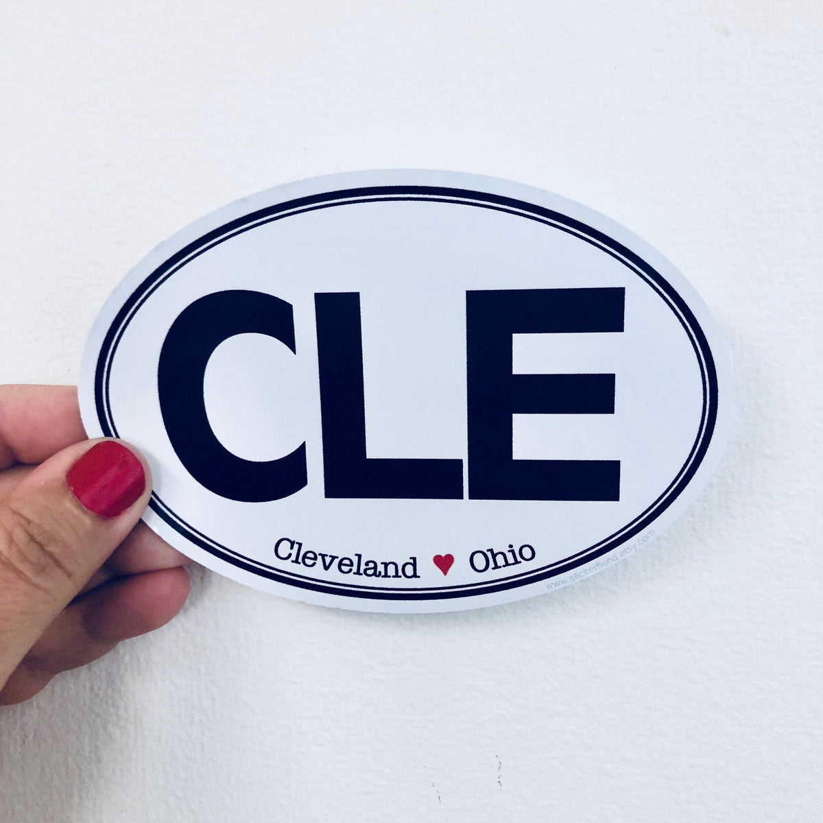 Ohio CLE Cleveland sticker – Anthem Sticker Company