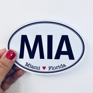 Florida MIA Miami sticker