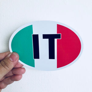 Italy flag sticker