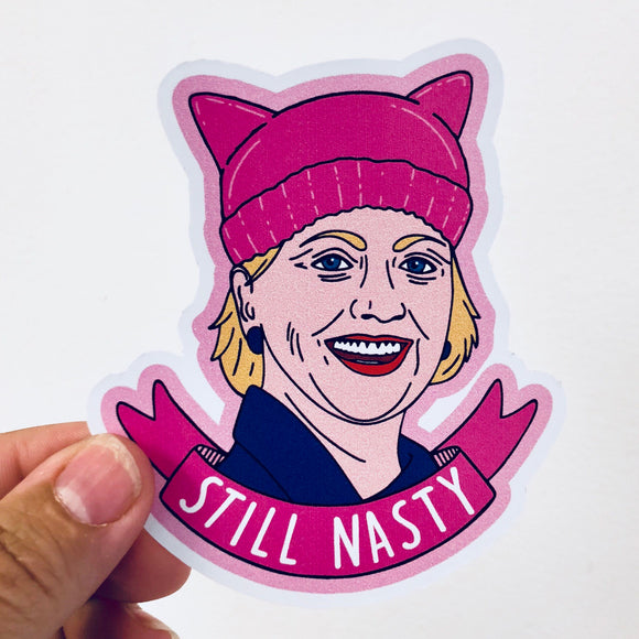 Hillary Clinton still nasty sticker