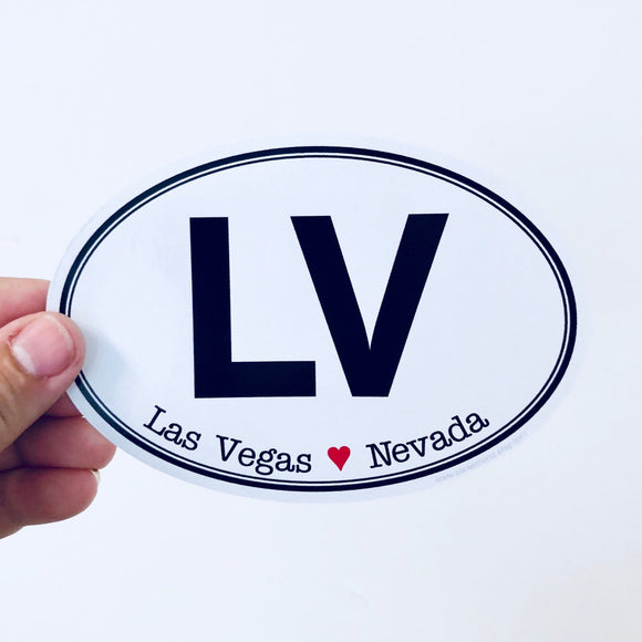 Nevada LV Las Vegas sticker