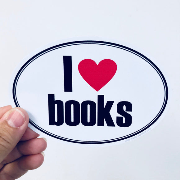I love books sticker