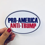 pro america anti trump sticker