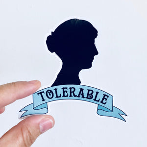 tolerable Elizabeth Bennett sticker