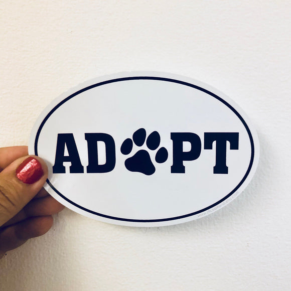 adopt sticker