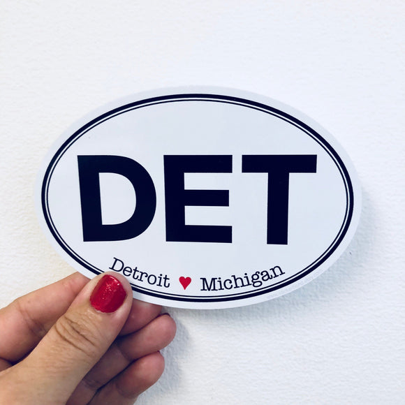 Michigan DET Detroit sticker