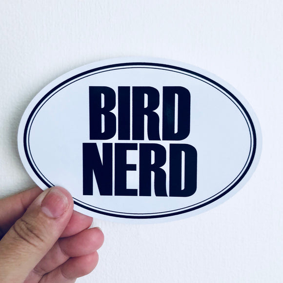 bird nerd sticker